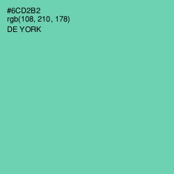 #6CD2B2 - De York Color Image