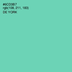 #6CD3B7 - De York Color Image