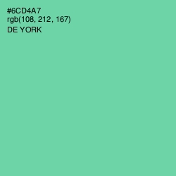 #6CD4A7 - De York Color Image