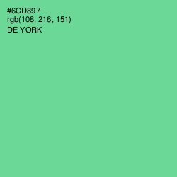 #6CD897 - De York Color Image