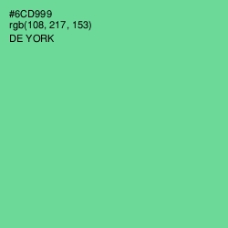 #6CD999 - De York Color Image
