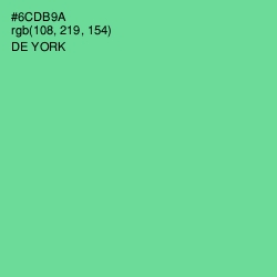 #6CDB9A - De York Color Image