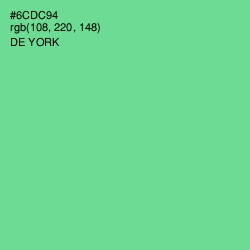 #6CDC94 - De York Color Image