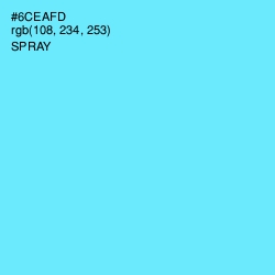 #6CEAFD - Spray Color Image