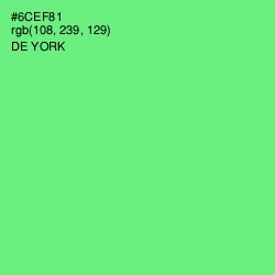 #6CEF81 - De York Color Image