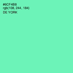 #6CF4B8 - De York Color Image