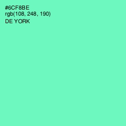 #6CF8BE - De York Color Image