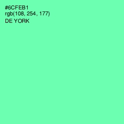 #6CFEB1 - De York Color Image
