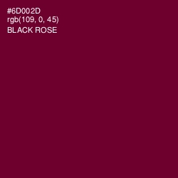 #6D002D - Black Rose Color Image