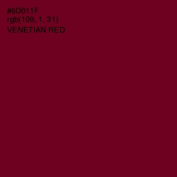 #6D011F - Venetian Red Color Image