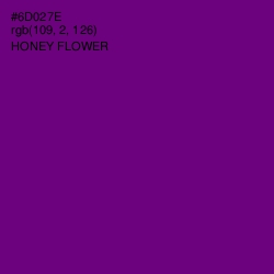 #6D027E - Honey Flower Color Image