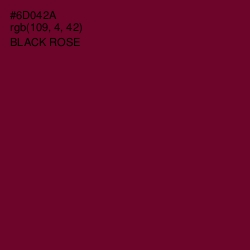 #6D042A - Black Rose Color Image