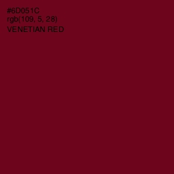 #6D051C - Venetian Red Color Image