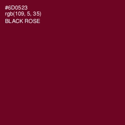 #6D0523 - Black Rose Color Image
