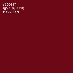 #6D0917 - Dark Tan Color Image