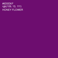 #6D0D6F - Honey Flower Color Image