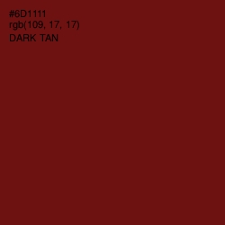 #6D1111 - Dark Tan Color Image