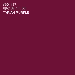 #6D1137 - Tyrian Purple Color Image