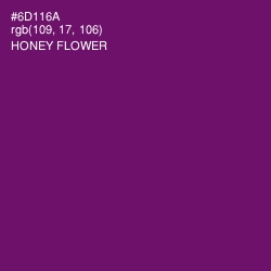 #6D116A - Honey Flower Color Image