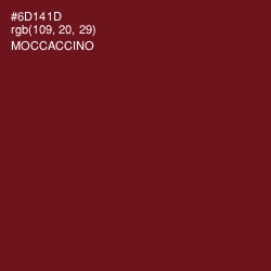 #6D141D - Moccaccino Color Image