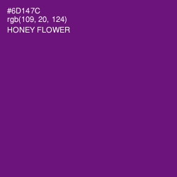 #6D147C - Honey Flower Color Image