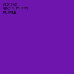 #6D15AC - Purple Color Image