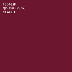 #6D162F - Claret Color Image