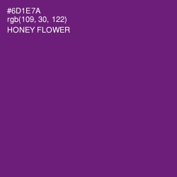 #6D1E7A - Honey Flower Color Image