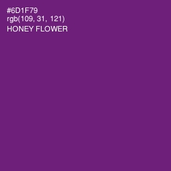 #6D1F79 - Honey Flower Color Image