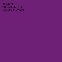 #6D2076 - Honey Flower Color Image