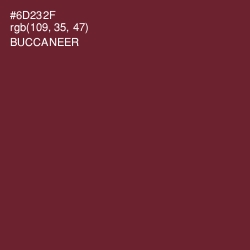 #6D232F - Buccaneer Color Image