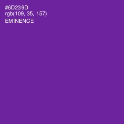 #6D239D - Eminence Color Image