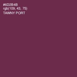 #6D2B4B - Tawny Port Color Image