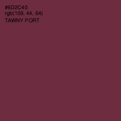 #6D2C40 - Tawny Port Color Image