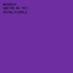 #6D2EA1 - Royal Purple Color Image