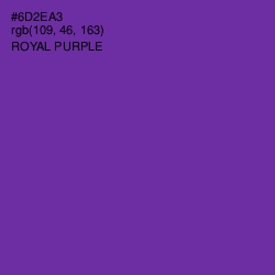 #6D2EA3 - Royal Purple Color Image