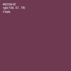 #6D394E - Finn Color Image