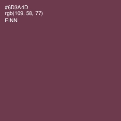 #6D3A4D - Finn Color Image