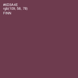 #6D3A4E - Finn Color Image