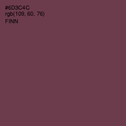 #6D3C4C - Finn Color Image