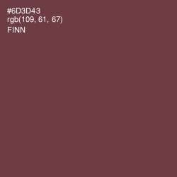 #6D3D43 - Finn Color Image