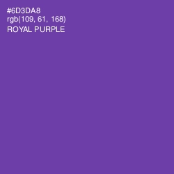 #6D3DA8 - Royal Purple Color Image