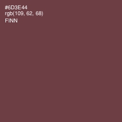 #6D3E44 - Finn Color Image