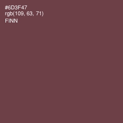 #6D3F47 - Finn Color Image