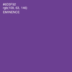#6D3F92 - Eminence Color Image