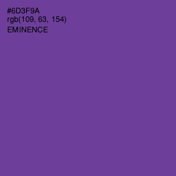 #6D3F9A - Eminence Color Image
