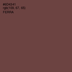 #6D4341 - Ferra Color Image