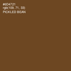 #6D4721 - Pickled Bean Color Image