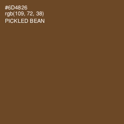 #6D4826 - Pickled Bean Color Image