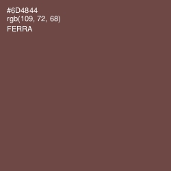 #6D4844 - Ferra Color Image